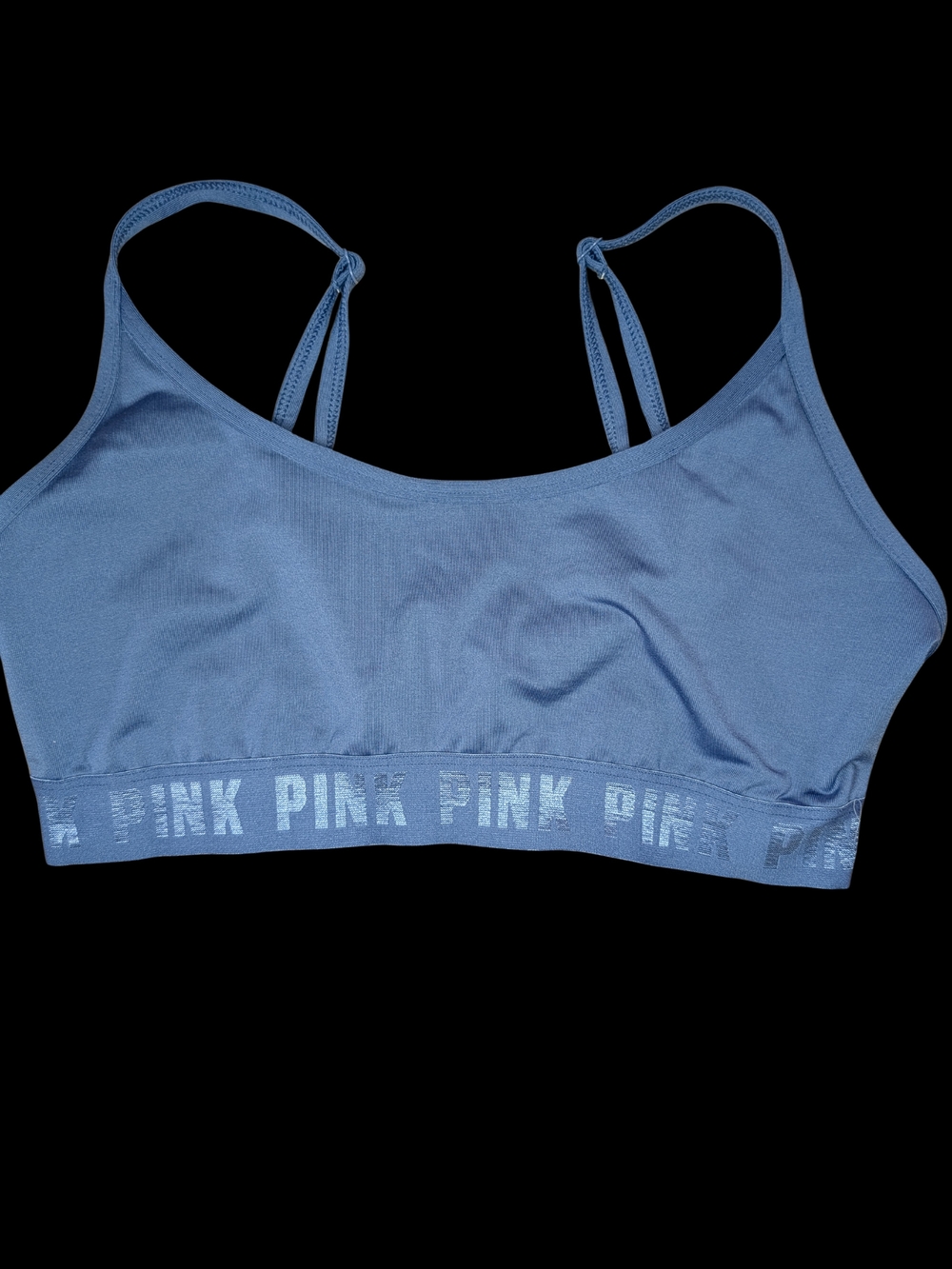 PINK Victoria's Secret Lightweight Blue Sports Bra